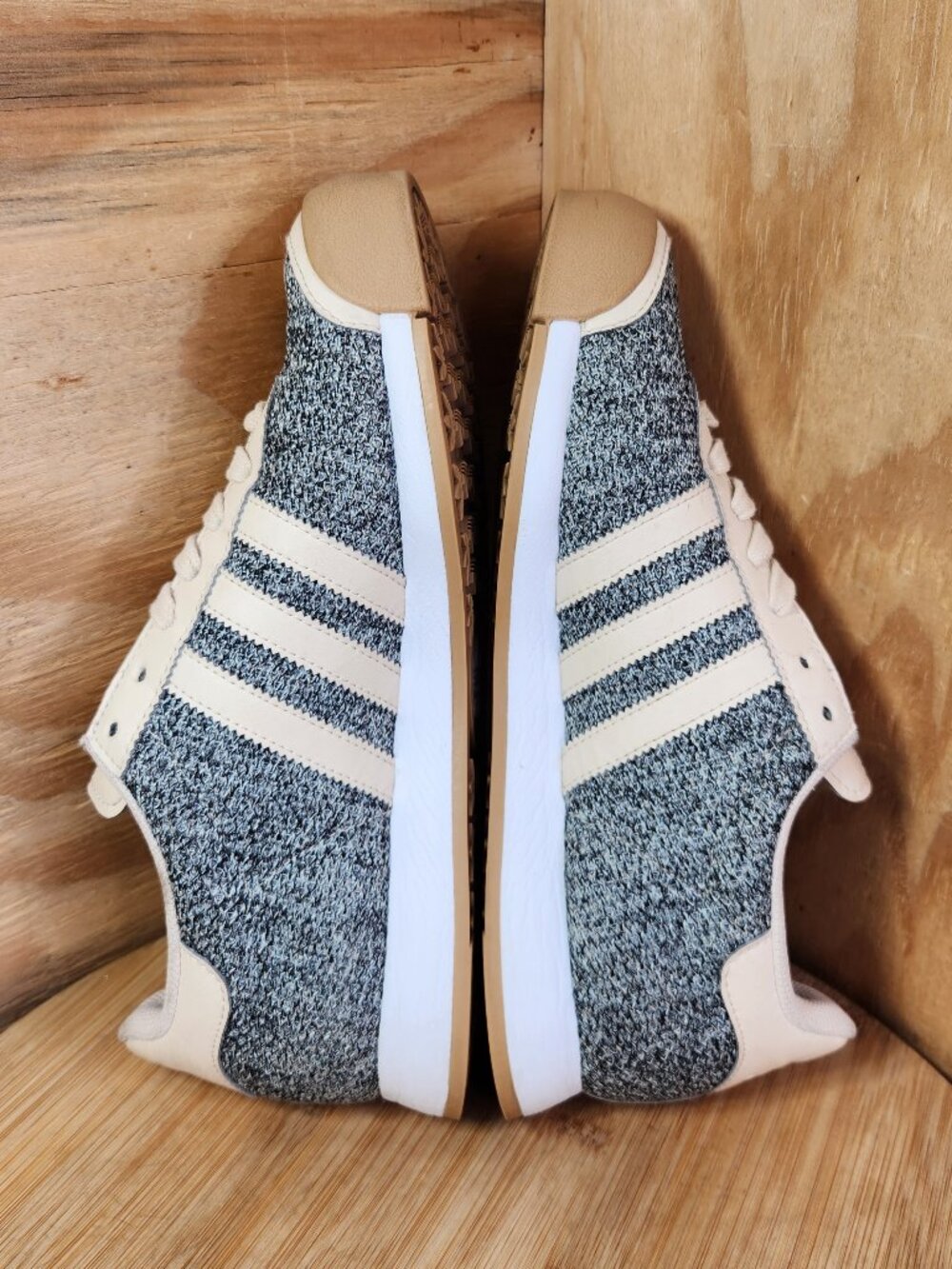 Adidas Samoa Tex Linen Womens Tweed Sneakers Size 9 - Picture 8 of 10